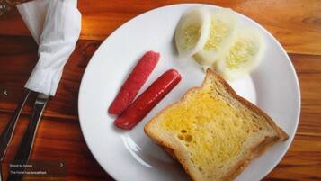 Free daily full breakfast
