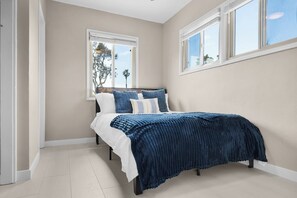 1 bedroom, iron/ironing board, travel crib, free WiFi