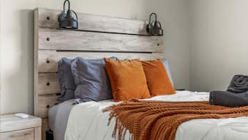 2 slaapkamers, een strijkplank/strijkijzer, gratis wifi, beddengoed