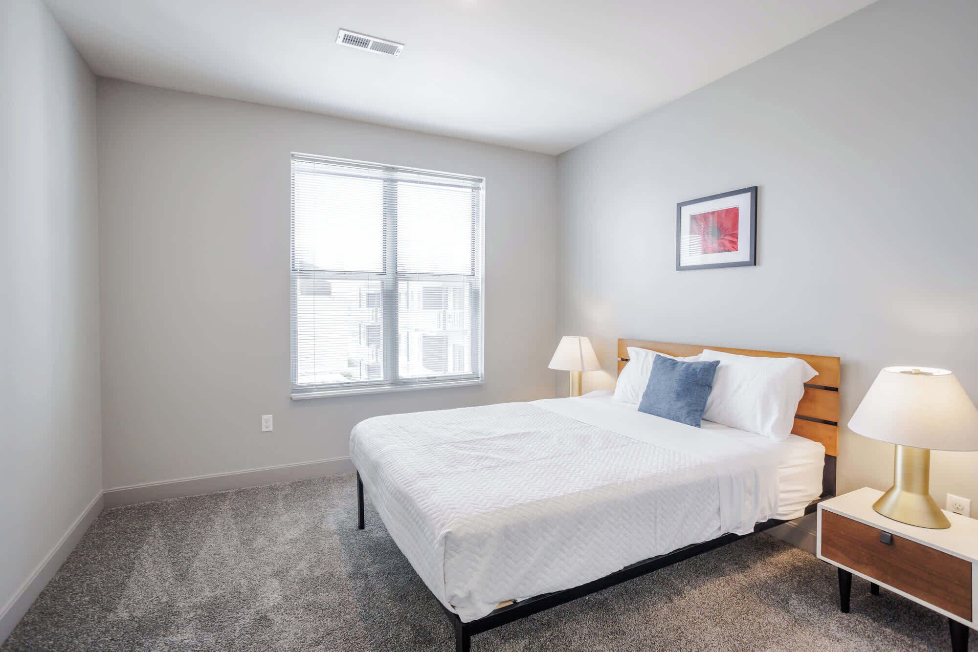 1 غرفة نوم ومكتب ومكواة/لوح كي وواي فاي