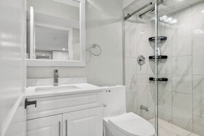 Towels, soap, toilet paper