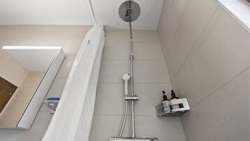 Hair dryer, towels