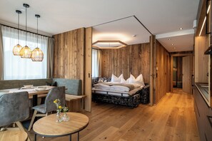 Apartment, Gartenblick, Erdgeschoss | Wohnbereich