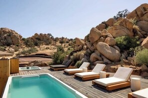 Pool - Desert Remedy • Pool, Spa, Pickleball in Boulders (Yucca Valley)