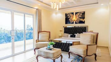 Family Bungalow, Garden View | Ruang kerja komputer riba, Wi-fi percuma, cadar katil
