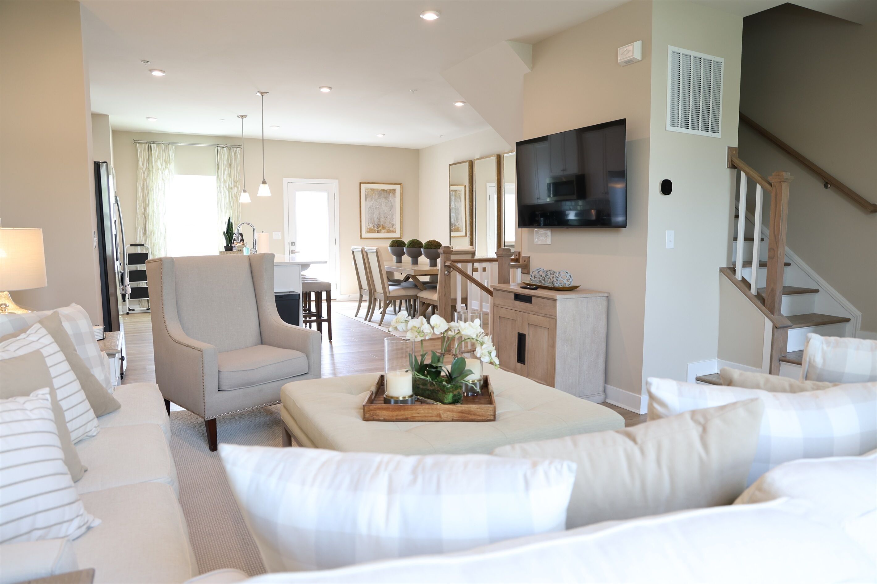 Smart TV, video games, table football, ping pong