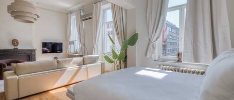 Strykejern/-brett, wi-fi (inkludert) og sengetøy