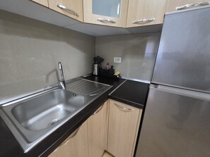 Fridge, oven, dishwasher, electric kettle