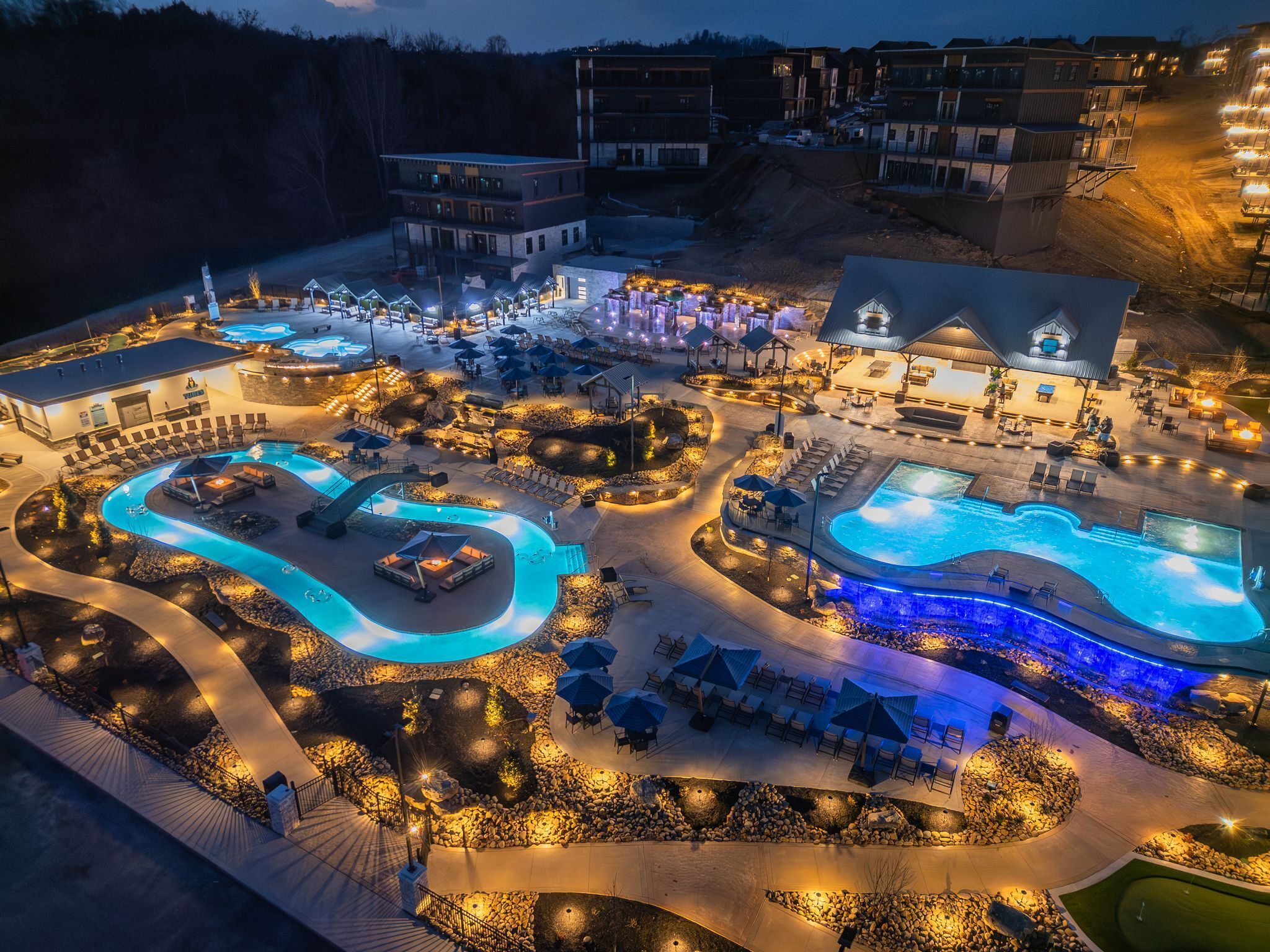 Indoor pool, a heated pool