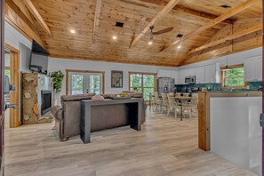 Smart TV, fireplace, offices