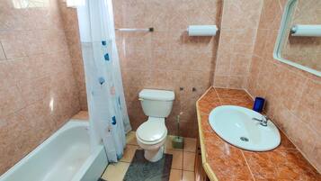 Towels, soap, toilet paper