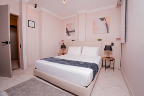 Desk, iron/ironing board, travel crib, WiFi