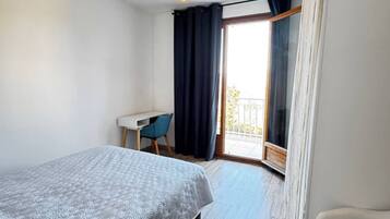 2 chambres, fer et planche Ă repasser, Wi-Fi, draps fournis