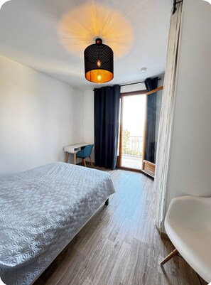 2 chambres, fer et planche Ă repasser, Wi-Fi, draps fournis