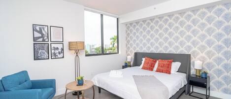 1 bedroom, iron/ironing board, free WiFi, bed sheets