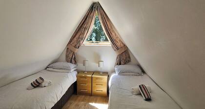 Scandi style timber chalet
