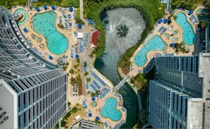 Indoor pool, outdoor pool - Direct Ocean Front - Seawatch North Tower- King Bed (Myrtle Beach)