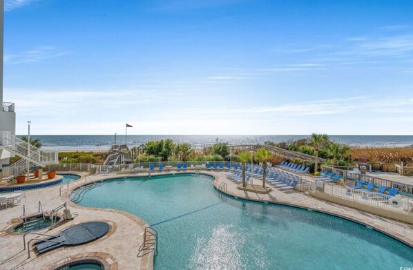 Indoor pool, outdoor pool
