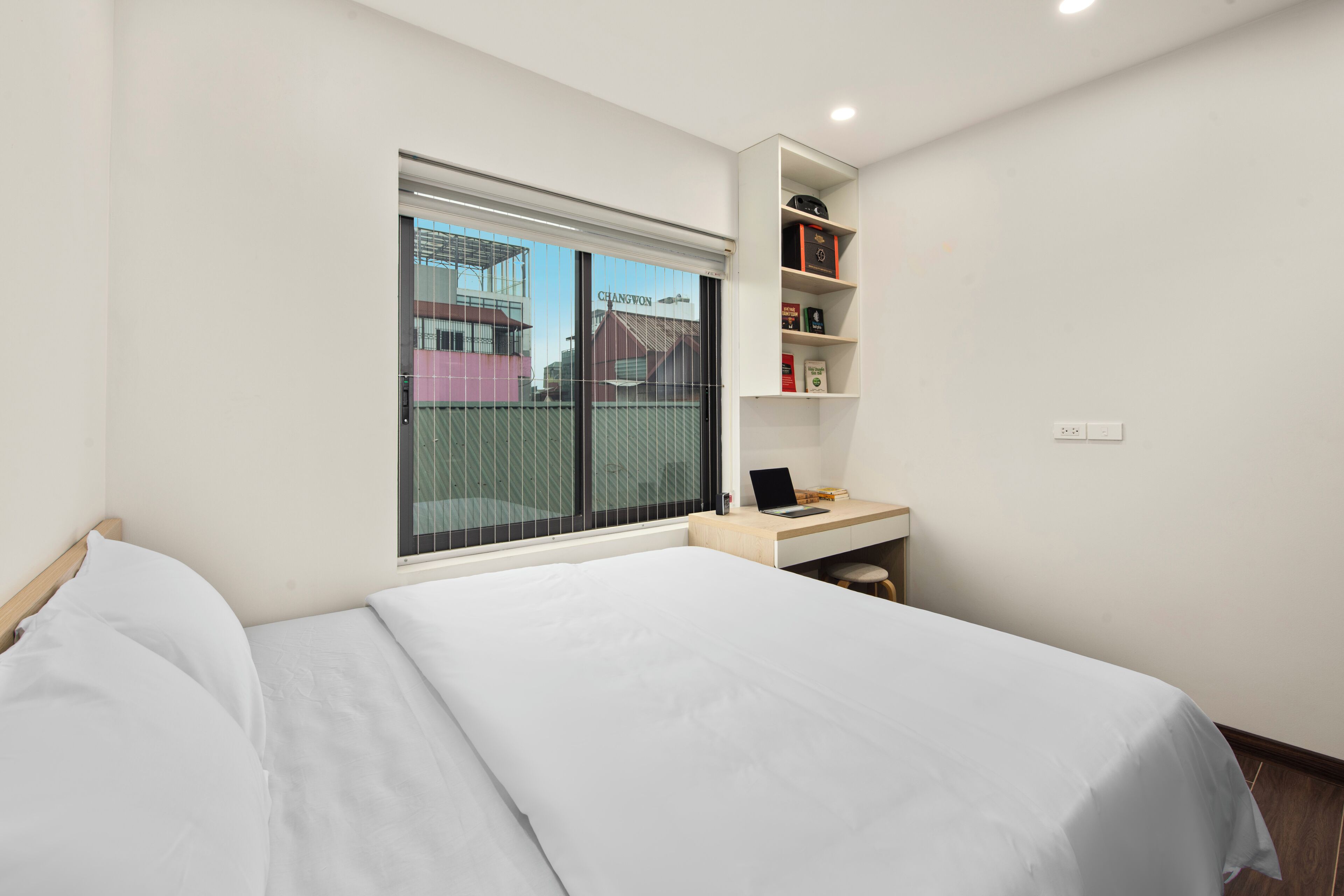 Uitzicht vanuit de kamer