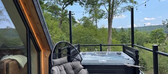 Moonlight Ridge | A-Frame, Hot Tub, & Fire Pit with Views!