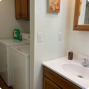 Towels, soap, toilet paper