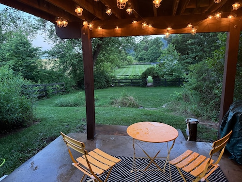 Stylish 1-bd/1-ba gardern apt within quaint Bluemont village, walk to wineries.