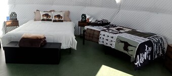 Stay in a unique space while visiting Montana in this family friendly Dome