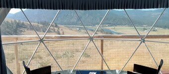 Stay in a unique space while visiting Montana in this family friendly Dome