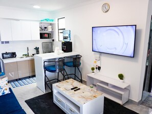 Deluxe appartement, uitzicht op de stad | Gratis wifi