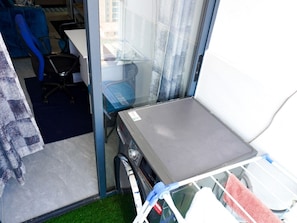 Deluxe Apartment, City View | Terrace/patio