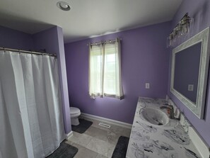 Towels, soap, toilet paper