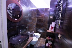 Dutxa, assecador de cabells, bidet i tovalloles 