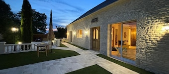 Maison de campagne tout confort avec piscine chauffée en Eure et Loire