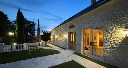 Maison de campagne tout confort avec piscine chauffée en Eure et Loire