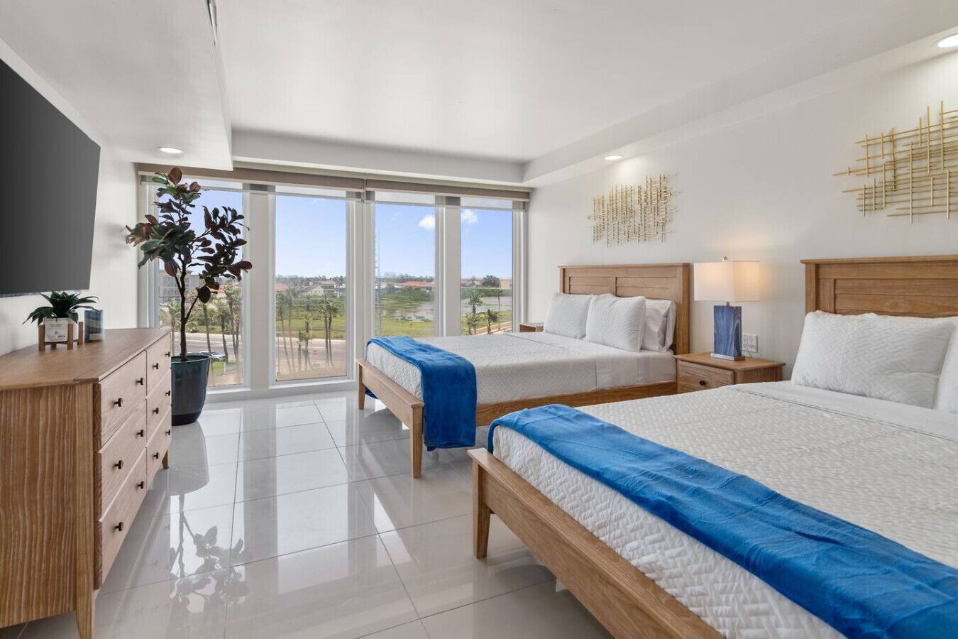 2 dormitorios, escritorio, wifi y ropa de cama