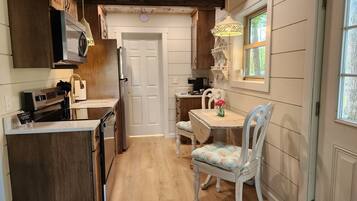 Microwave, oven, stovetop