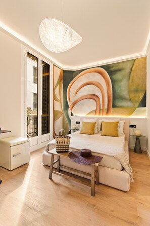 2 室のベッドルーム、アイロン / アイロン台、WiFi、ベッドシーツ