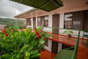 Blick von der Unterkunft