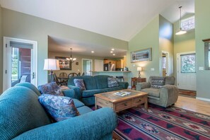 Smart-tv en een open haard