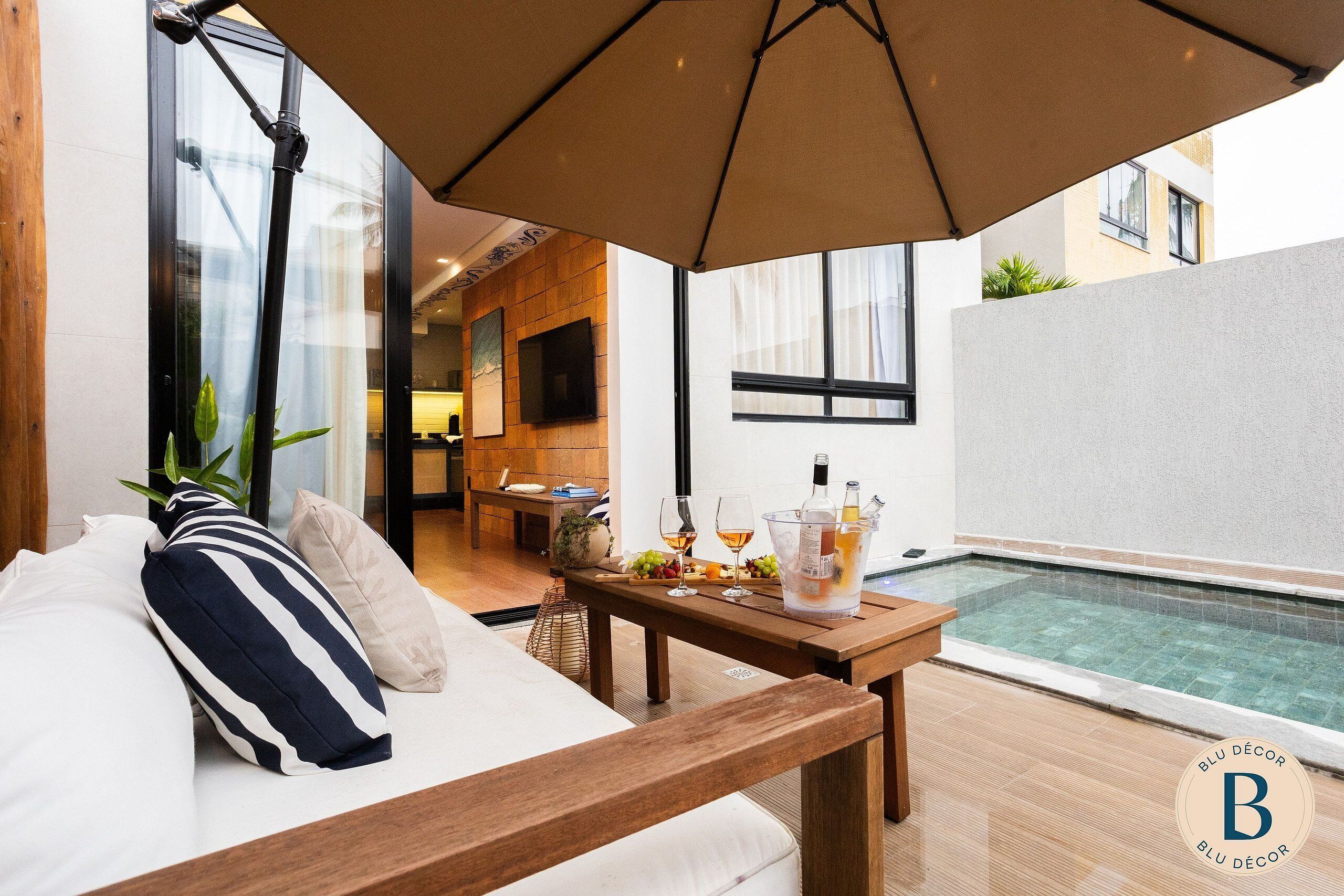 Apartemen Deluks | Teras/patio