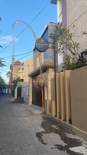 Voorkant van accommodatie