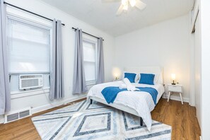 4 bedrooms, iron/ironing board, travel crib, WiFi