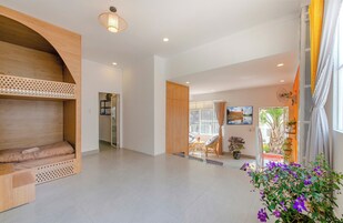 Design Shared Dormitory, Garden View | Blackout drapes, iron/ironing board, free WiFi