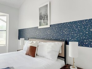 Desk, iron/ironing board, free WiFi, bed sheets