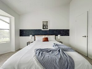 Desk, iron/ironing board, free WiFi, bed sheets