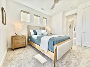 3 bedrooms, iron/ironing board, travel cot, WiFi
