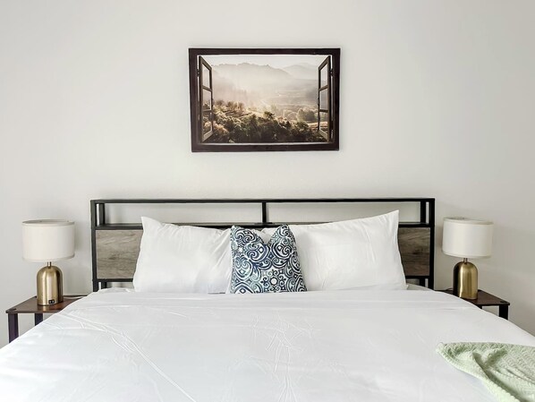 Desk, iron/ironing board, free WiFi, bed sheets