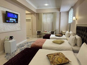 In-room safe, blackout curtains, soundproofing, iron/ironing board