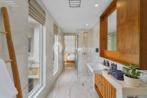 Villa, 3 Bedrooms, Garden View | Bathroom
