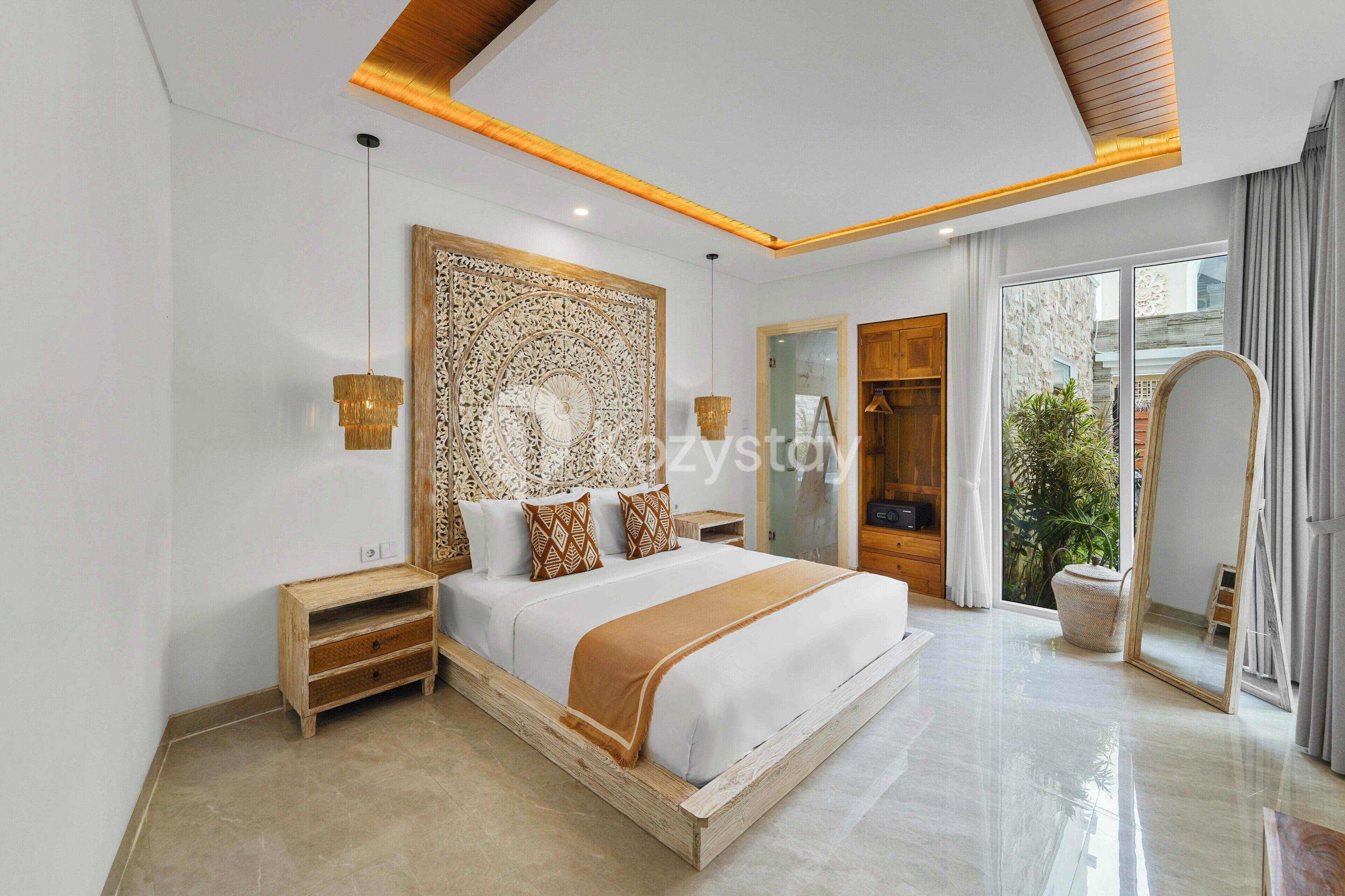 Huvila, 3 makuuhuonetta, näköala puutarhaan | Työpöytä, kannettavalle tietokoneelle sopiva työtila